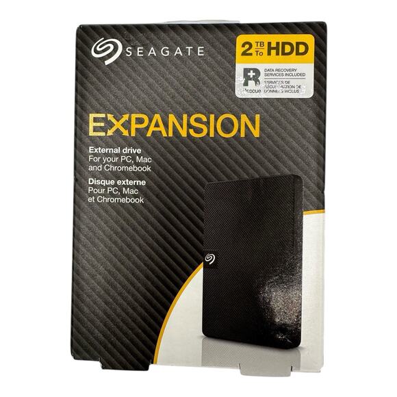 Seagate Expansion 2TB External USB 3.0 Portable Hard Drive - Picture 1 of 6